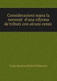 Considerazioni sopra la necessita d
