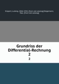 Grundriss der Differential-Rechnung. 2