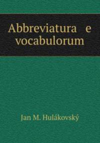 Abbreviatura e vocabulorum