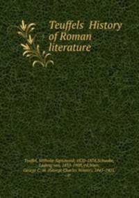 Teuffels? History of Roman literature