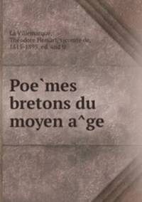 Poe?mes bretons du moyen a?ge