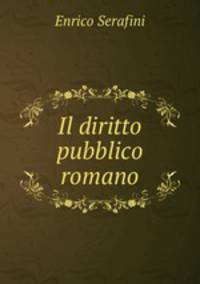 Il diritto pubblico romano