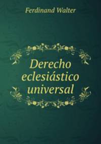 Derecho eclesiastico universal
