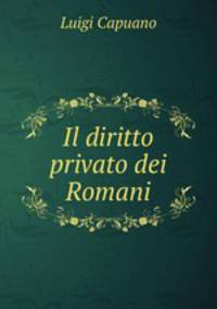 Il diritto privato dei Romani