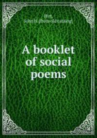 A booklet of social poems
