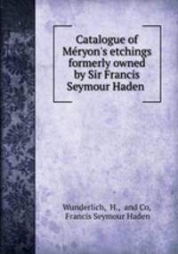 Catalogue of Meryon