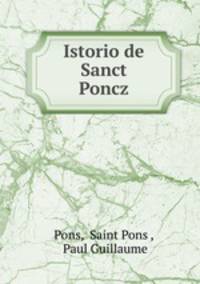 Istorio de Sanct Poncz
