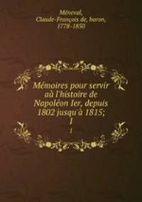 Memoires pour servir aa l