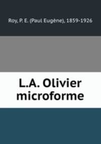 L.A. Olivier microforme