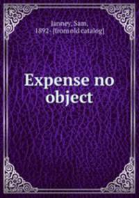 Expense no object