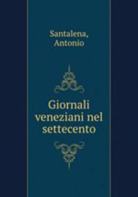 Giornali veneziani nel settecento
