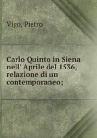 Carlo Quinto in Siena nell