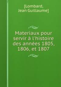 Materiaux pour servir a l