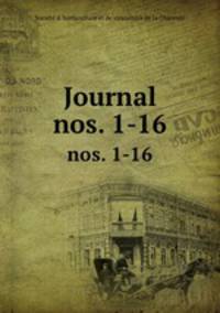 Journal. nos. 1-16