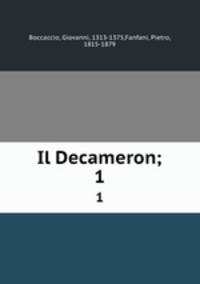 Il Decameron;. 1