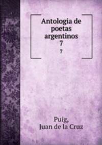 Antologia de poetas argentinos. 7