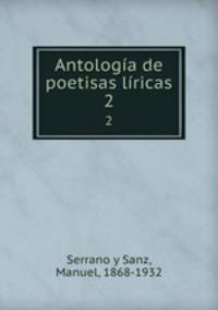 Antologa de poetisas lricas. 2
