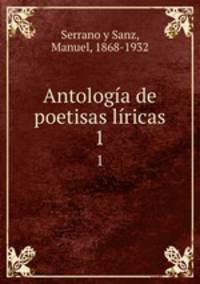 Antologa de poetisas lricas. 1