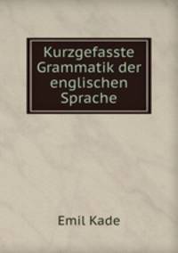 Kurzgefasste Grammatik der englischen Sprache