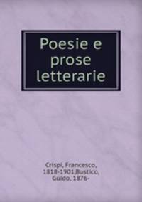 Poesie e prose letterarie
