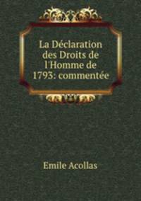 La Declaration des Droits de l