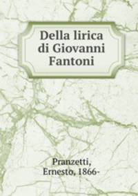 Della lirica di Giovanni Fantoni