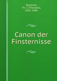 Canon der Finsternisse