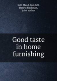 Good taste in home furnishing