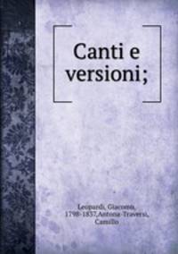 Canti e versioni;