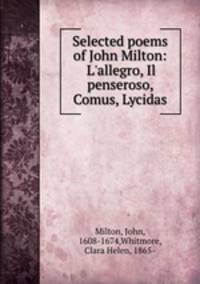 Selected poems of John Milton: L