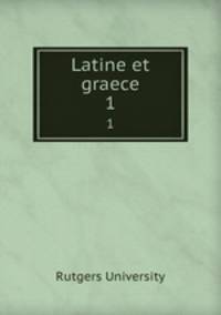 Latine et graece. 1