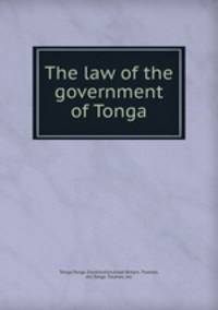 The law of the government of Tonga