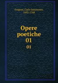 Opere poetiche. 01