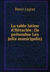 La table latine d