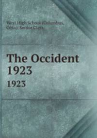 The Occident. 1923