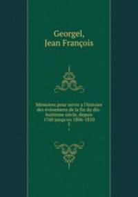 Memoires pour servir a l