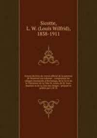 Extrait du livre de renvoi officiel de la paroisse de Montreal microforme : comprenant les villages incorpores d
