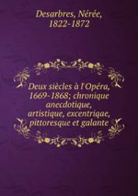 Deux siecles a l
