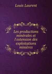 Les productions minerales et l