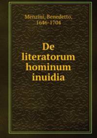 De literatorum hominum inuidia