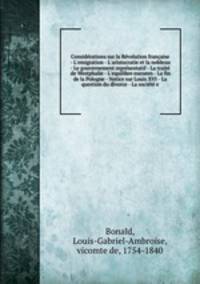 Considerations sur la Revolution francaise - L