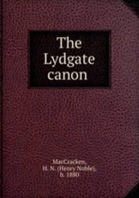 The Lydgate canon