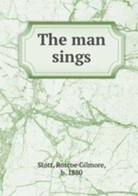 The man sings