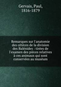 Remarques sur l