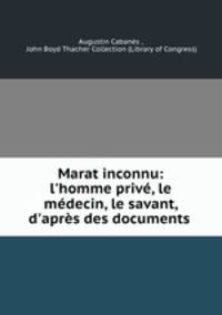 Marat inconnu: l