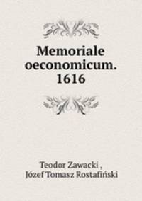 Memoriale oeconomicum. 1616