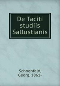 De Taciti studiis Sallustianis