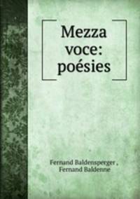 Mezza voce: poesies