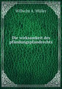 Die wirksamkeit des pfandungspfandrechts