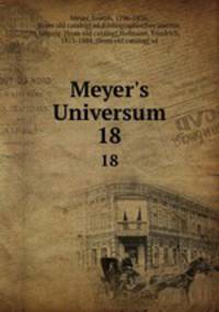 Meyer`s Universum. 18